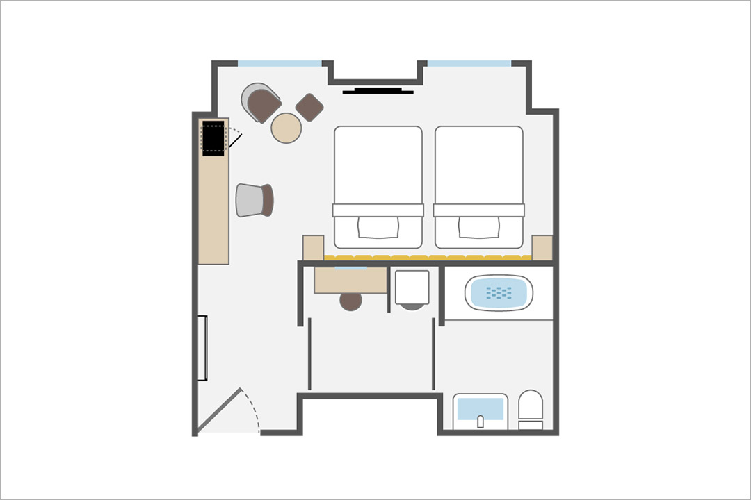 Deluxe Twin / Residential style (Universal)